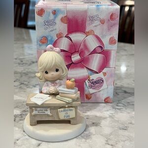 Precious Moments “You’re Perfect in my Book” Teacher Figurine 320560